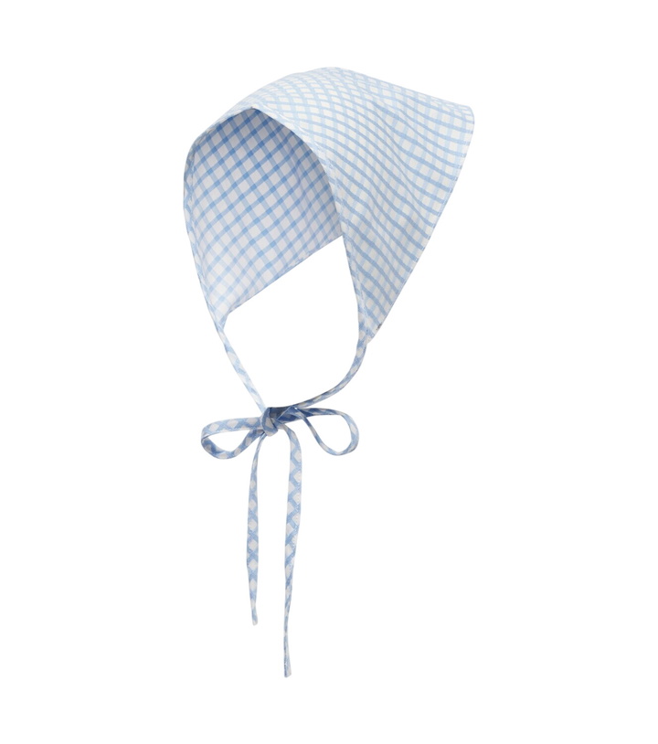 Photo: Posse Lila checked cotton head scarf