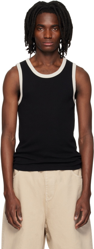Photo: Entire Studios Black Contro Tank Top