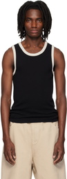 Entire Studios Black Contro Tank Top