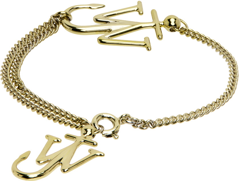 JW Anderson Gold Anchor Bracelet JW Anderson