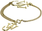 JW Anderson Gold Anchor Bracelet