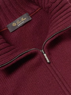 Loro Piana - Cashmere Half-Zip Sweater - Burgundy