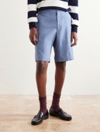 Paul Smith - Straight-Leg Linen Shorts - Blue