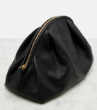The Row Charlotte Small leather clutch