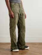 Satoshi Nakamoto - Enduro Straight-Leg Padded Distressed Jeans - Green