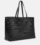 Alaïa Le Mina 44 Vienne leather tote bag