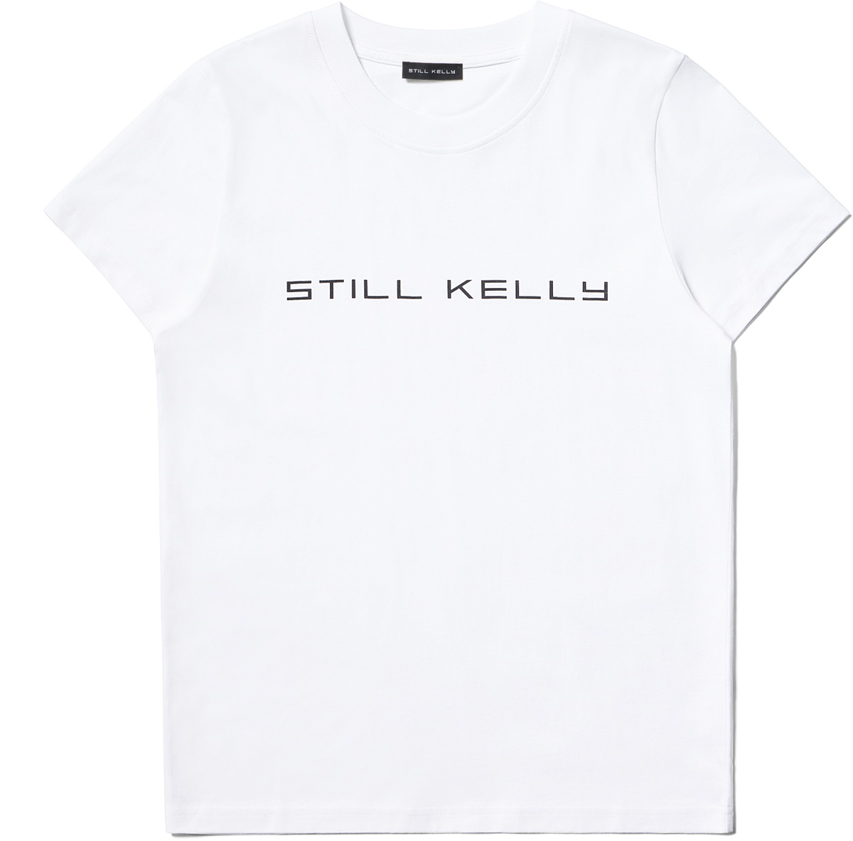Still Kelly White Tiny Fit Logo T-Shirt