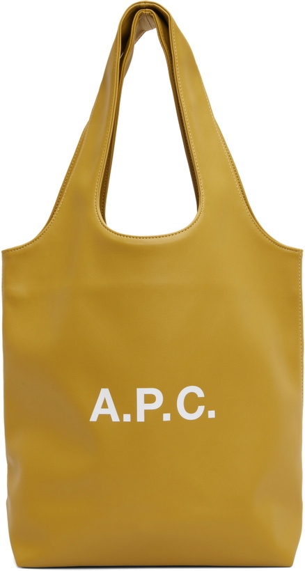 Photo: A.P.C. Khaki Ninon Small Tote