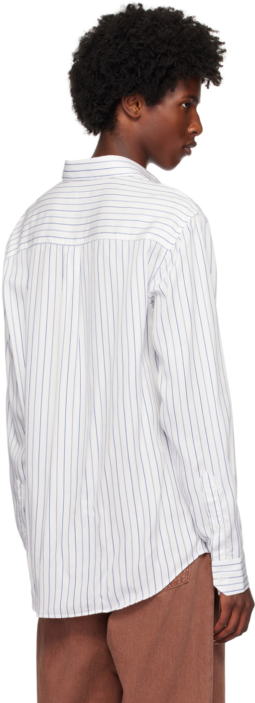 Soulland White & Navy Rado Shirt