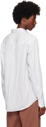 Soulland White & Navy Rado Shirt