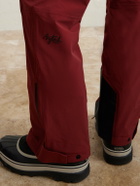 Aztech Mountain - Pyramid Straight-Leg Padded Shell Ski Pants - Burgundy