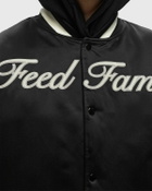 Mitchell & Ness X Bstn X Nfl Munich Game Satin Jacket Black Bomber Jackets/College Jackets