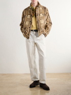 RRL - Checked Cotton-Jacquard Shirt - Brown
