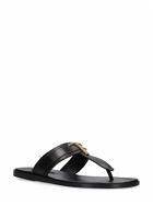 TOM FORD - Logo Smooth Leather Sandals