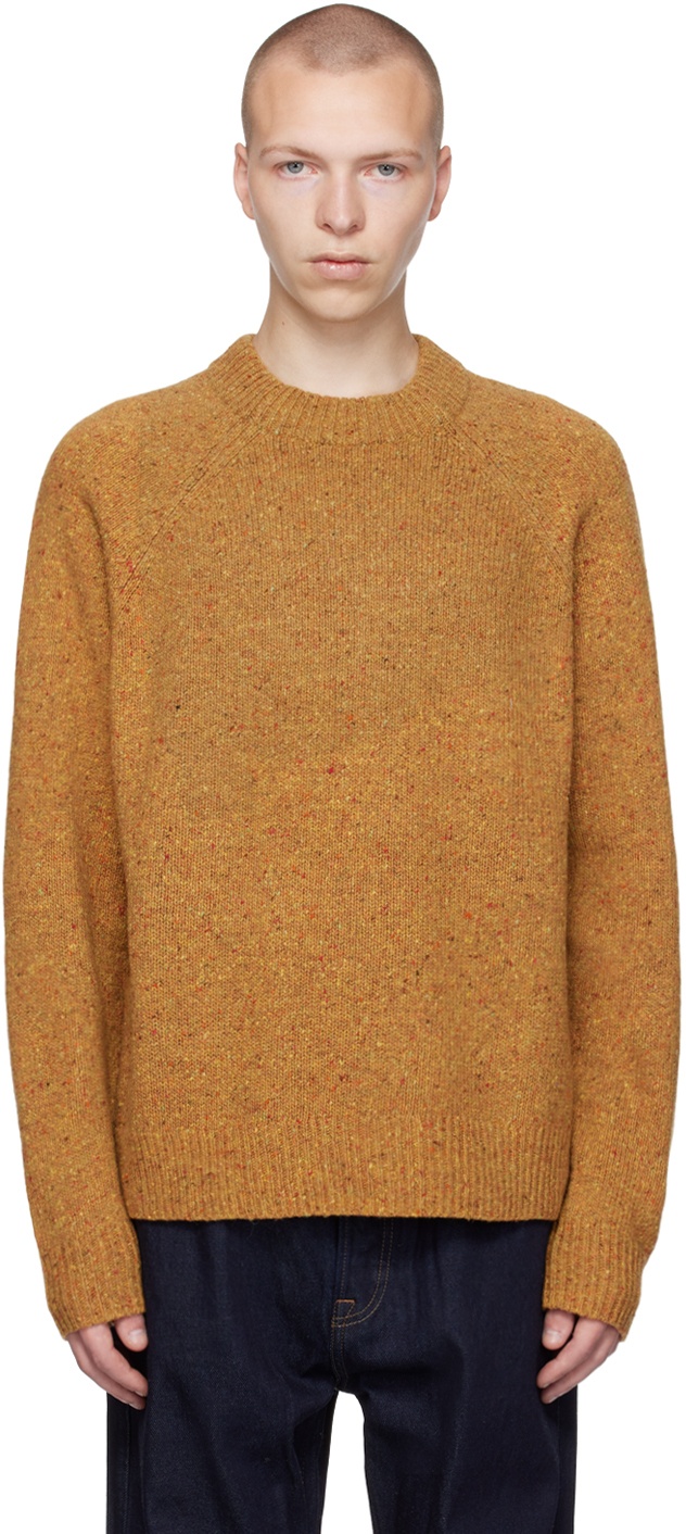 Photo: Calvin Klein Orange Marled Sweater