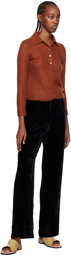 Vince Black Velvet Lounge Pants