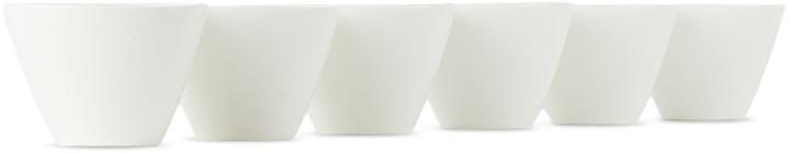 Photo: Alessi White Colombina 6-Piece Tea Cups