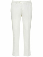 LORO PIANA - 19cm Ultra-soft Stretch Cotton Pants