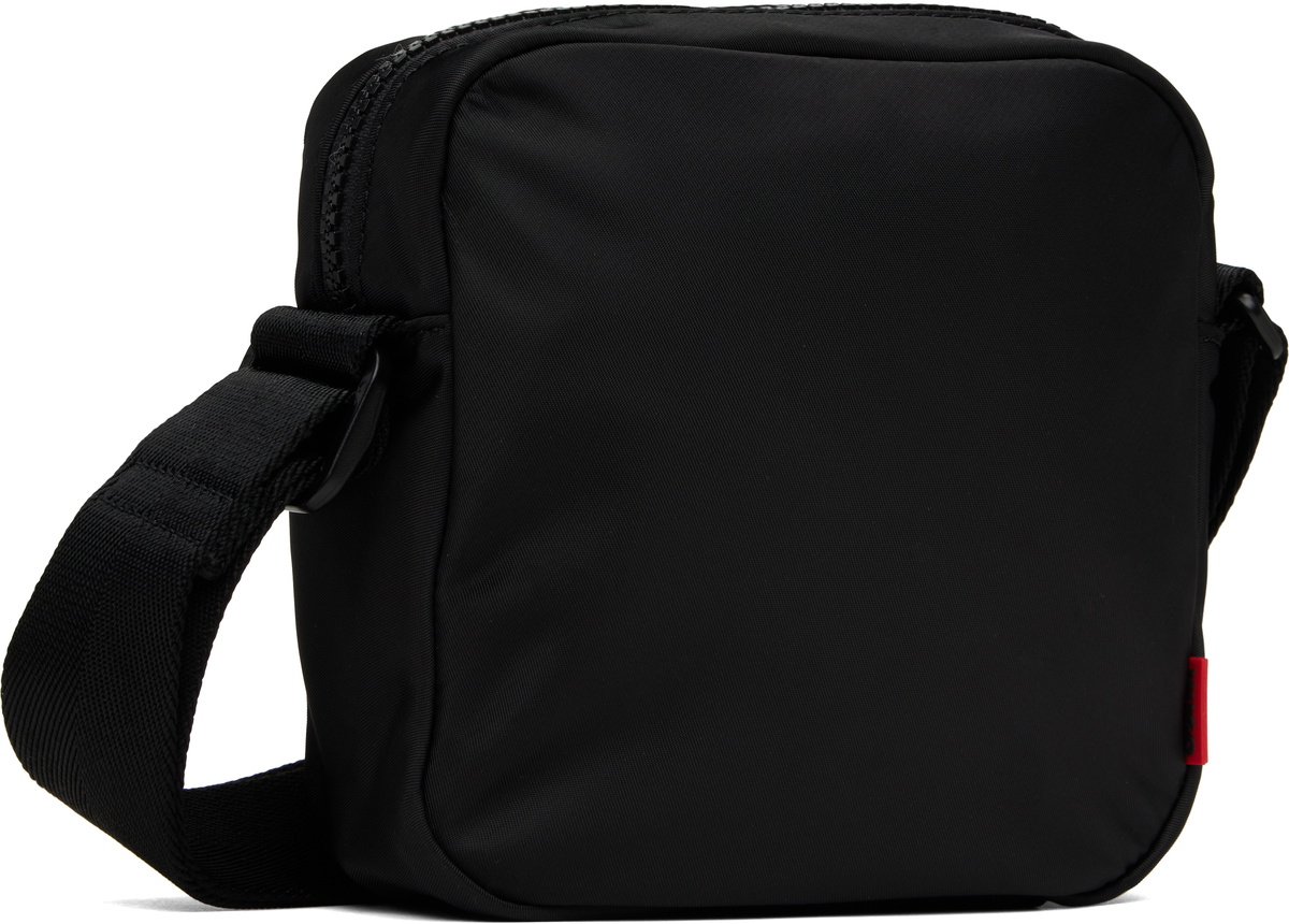 Hugo Black Logo Patch Bag
