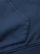Barena - Rampada Piola Cotton-Jersey Hoodie - Blue
