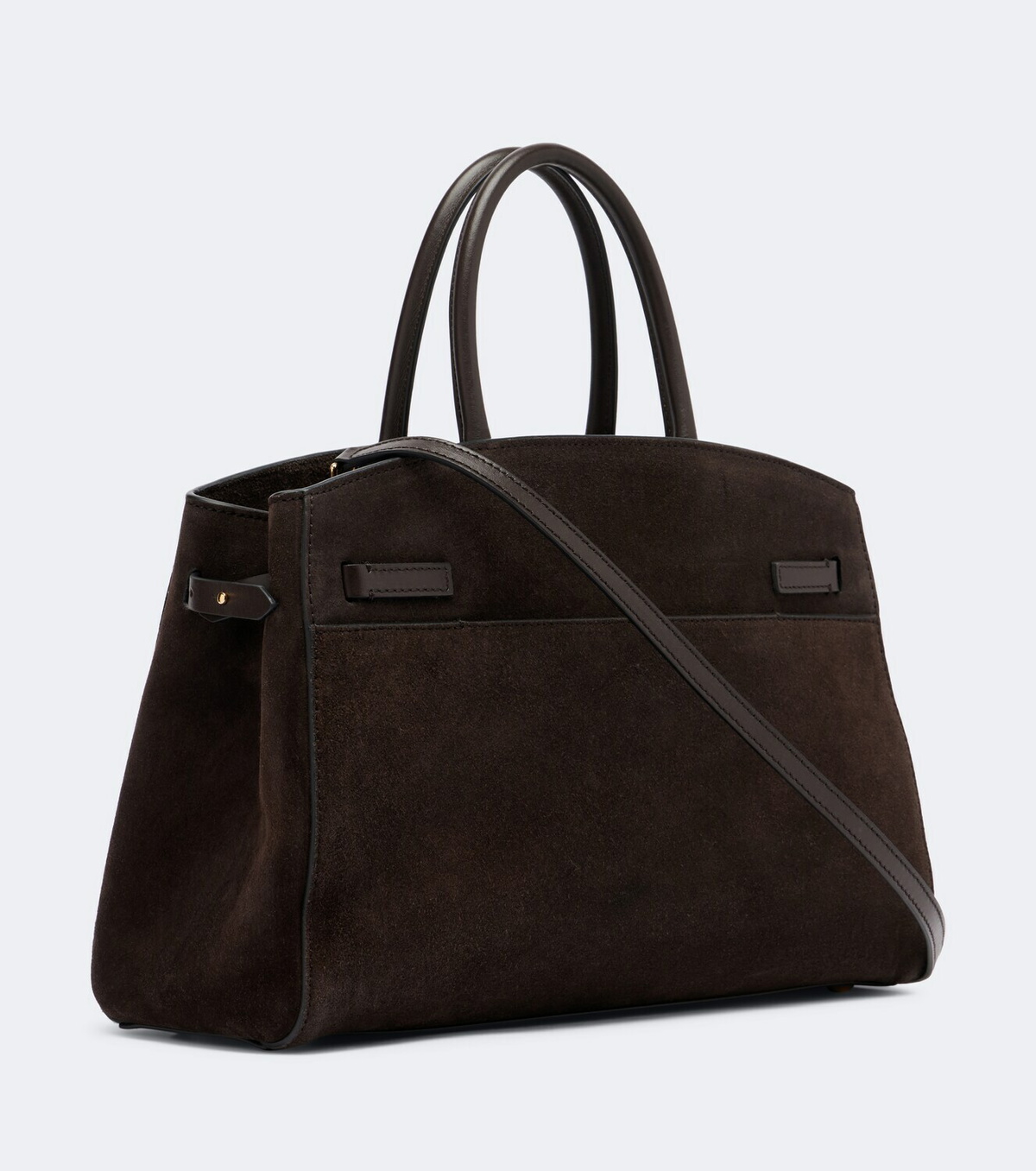 DeMellier Hudson Midi suede tote bag