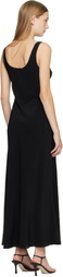 Matteau Black Bias Tank Maxi Dress
