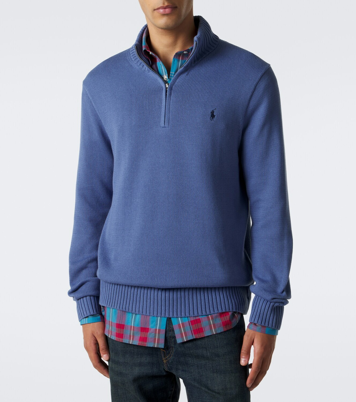 Polo Ralph Lauren Pony cotton half-zip sweater