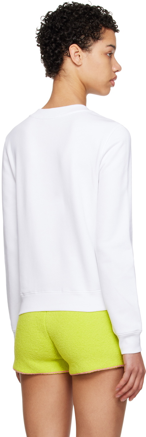 Moschino White Nautical Sweatshirt