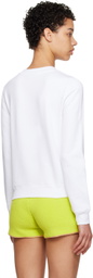 Moschino White Nautical Sweatshirt