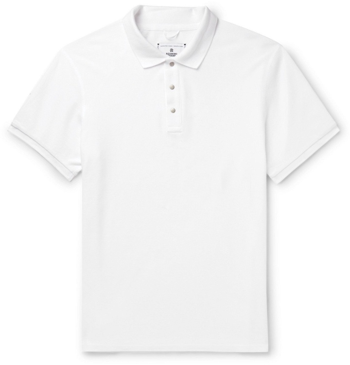 Photo: Reigning Champ - Cotton-Piqué Polo Shirt - White