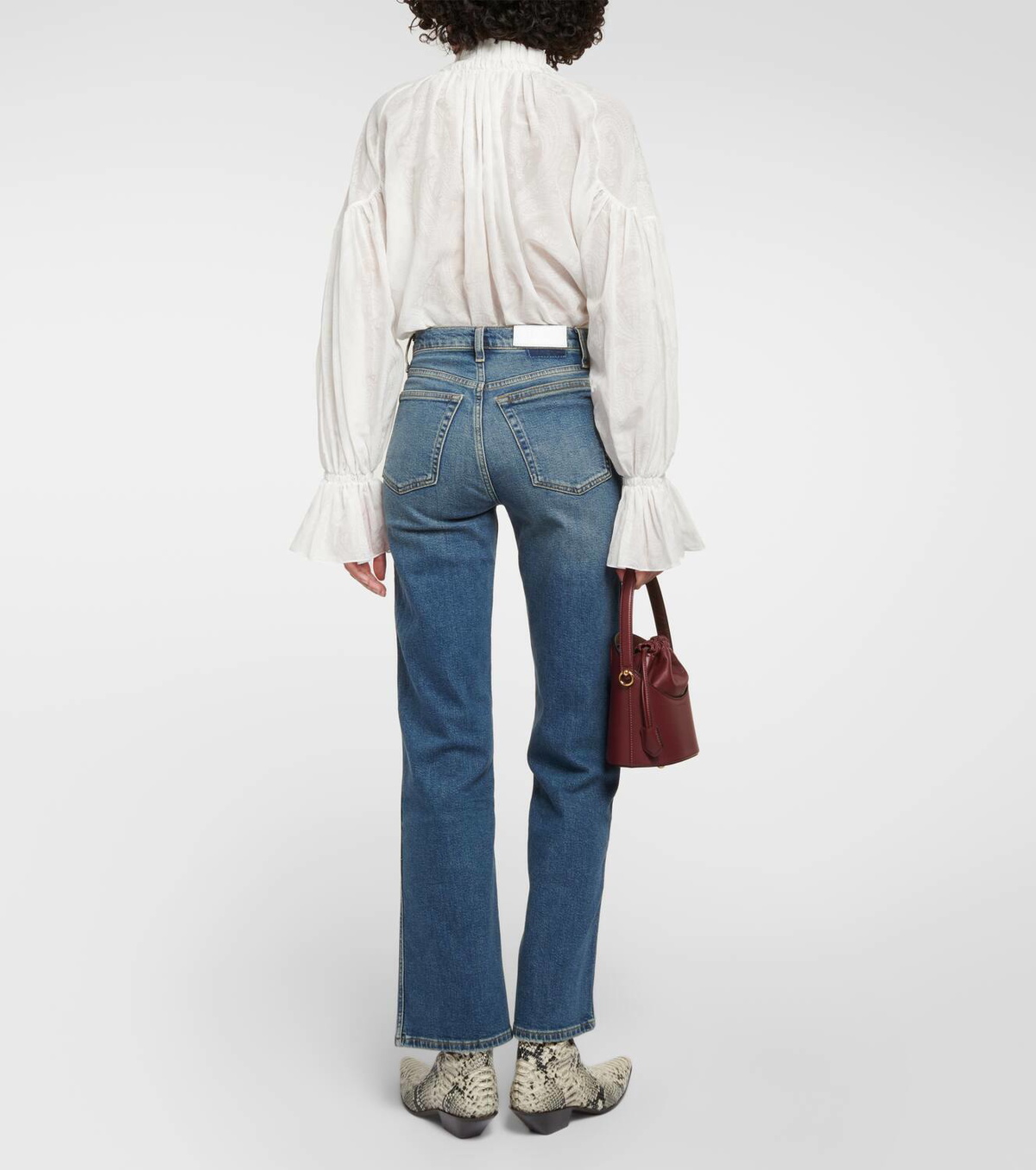 Re/Done 90s high-rise straight jeans Re/Done