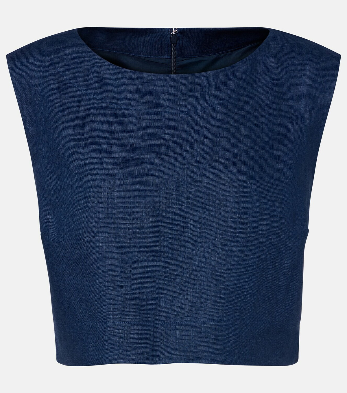 Posse Martina linen crop top