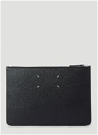 Four Stitch Pouch Briefcase in Black