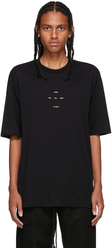 Photo: Song for the Mute Black Oversized Logo T-Shirt