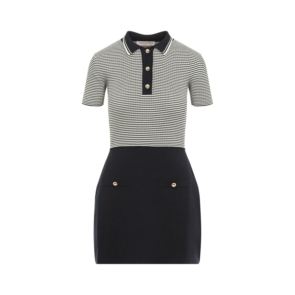 ヴァレンティノ Valentino Knit Mini Dress VALENTINO GARAVANI Jacquard-knit mini dress | NET-A-PORTER