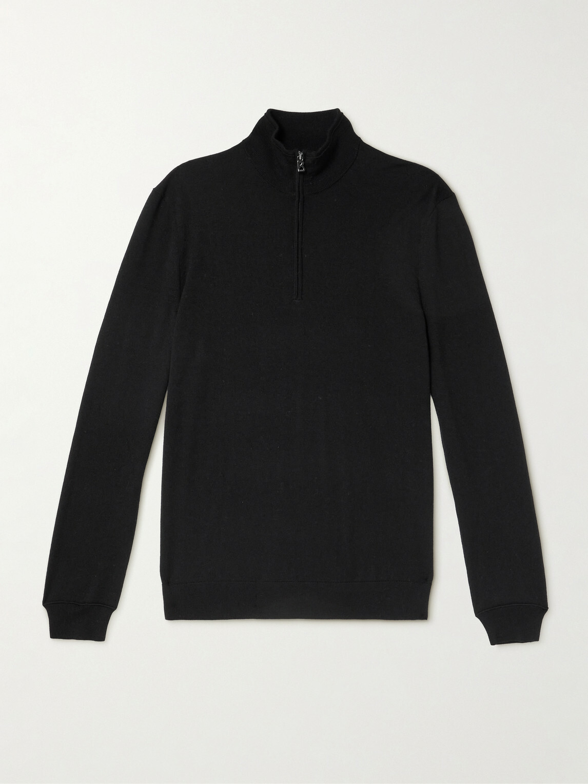 BOGNER - Ouri Virgin Wool Half-Zip Sweater - Black