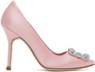 Manolo Blahnik PInk Hangisi 105 Heels
