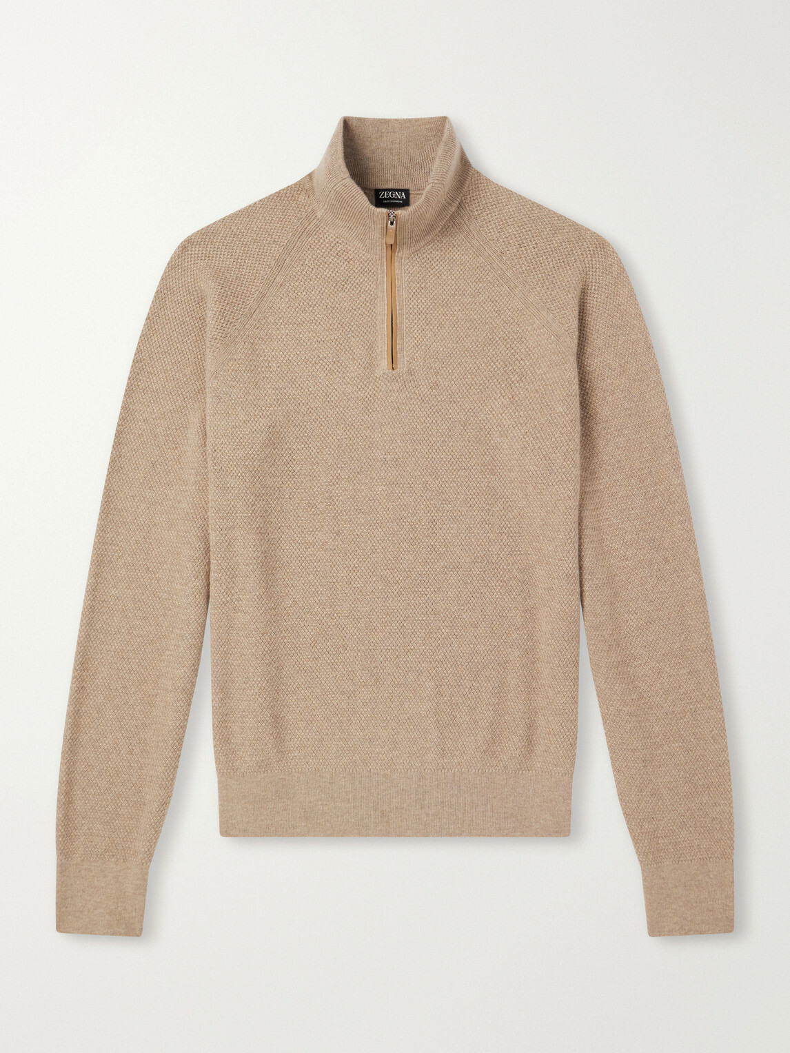 Zegna - Oasi Cashmere Half-Zip Sweater - Neutrals