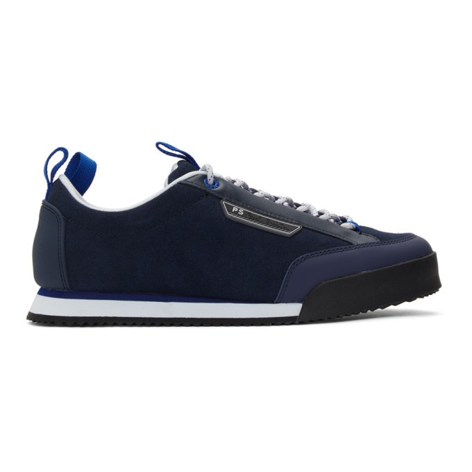 Photo: PS by Paul Smith Navy Fuji Sneakers