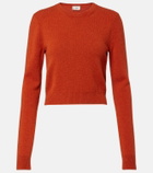 Saint Laurent Cropped cashmere sweater
