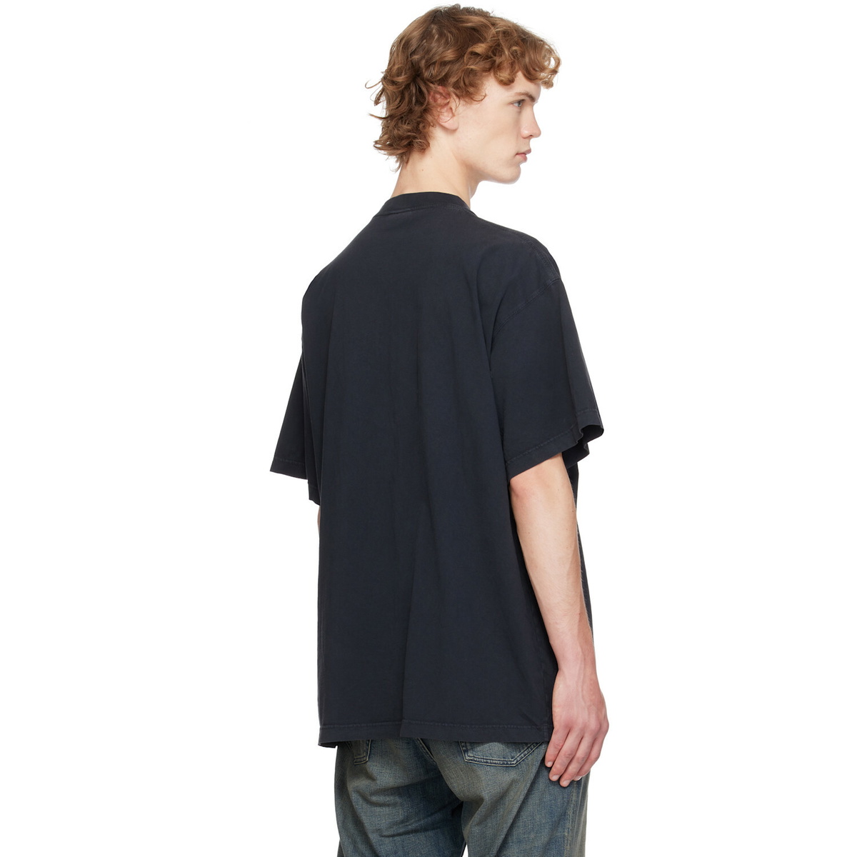 Balenciaga Black Loop Sports Icon Oversized T-shirt
