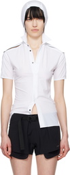 JOHANNA PARV White Hooded T-shirt