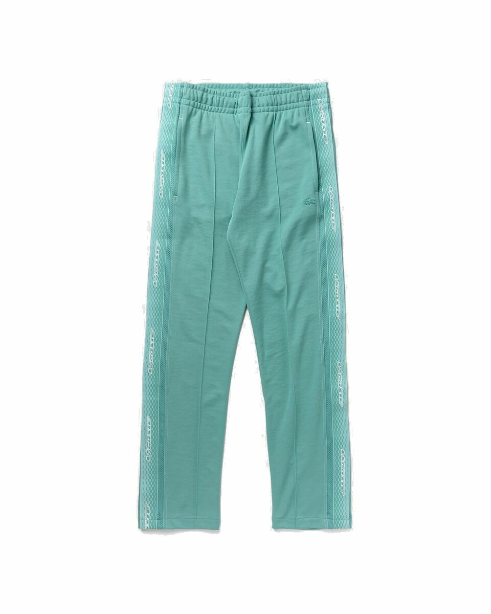 Photo: Lacoste Regular Fit Piqué Track Pants Green - Mens - Sweatpants|Track Pants