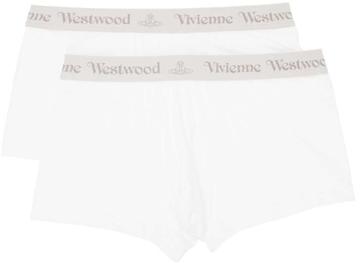 Photo: Vivienne Westwood Two-Pack White Logo Boxers