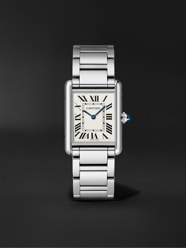 Photo: Cartier - Tank Must 33.7mm Stainless Steel Watch, Ref. No. WSTA0052
