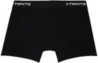 VTMNTS Black Woven Boxers