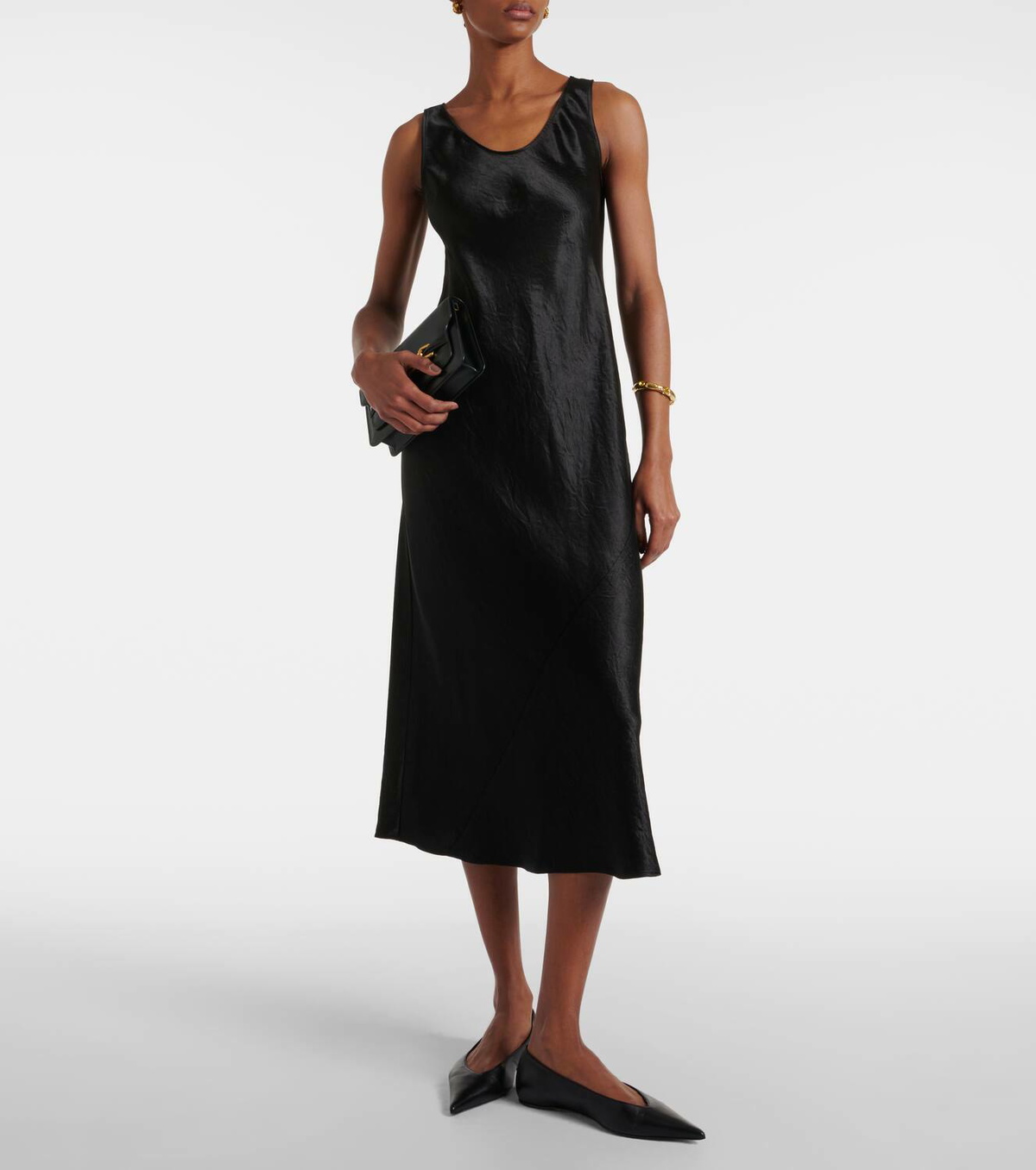 Max Mara Leisure Talete satin midi dress Max Mara Max Mara Leisure Talete satin midi dress Max Mara