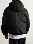 Amomento - Quilted Shell Hooded Down Jacket - Black
