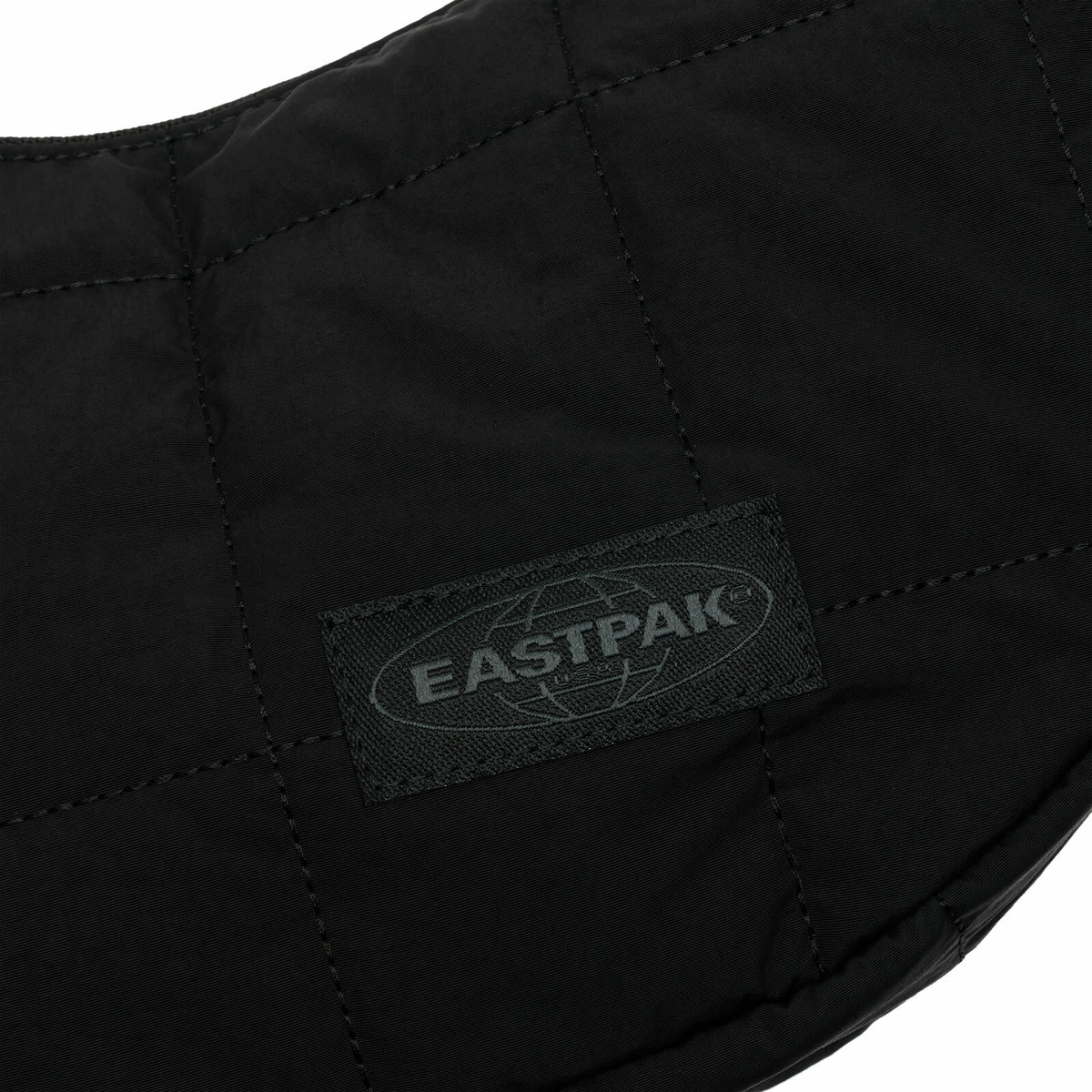 Eastpak Half Moon Cross Body Bag in Puff Checks Black 