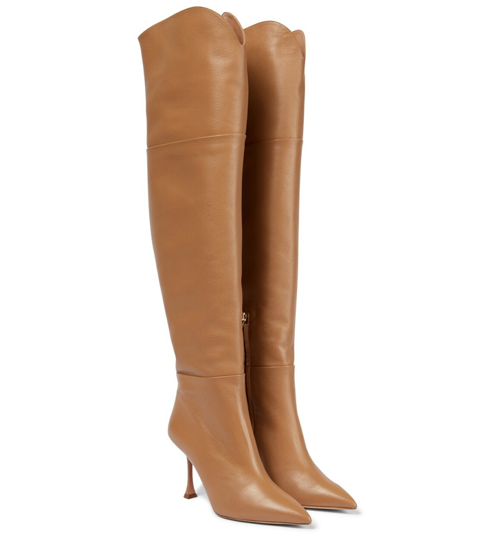 Photo: Aquazzura Bad & Boogie 95 over-the-knee boots